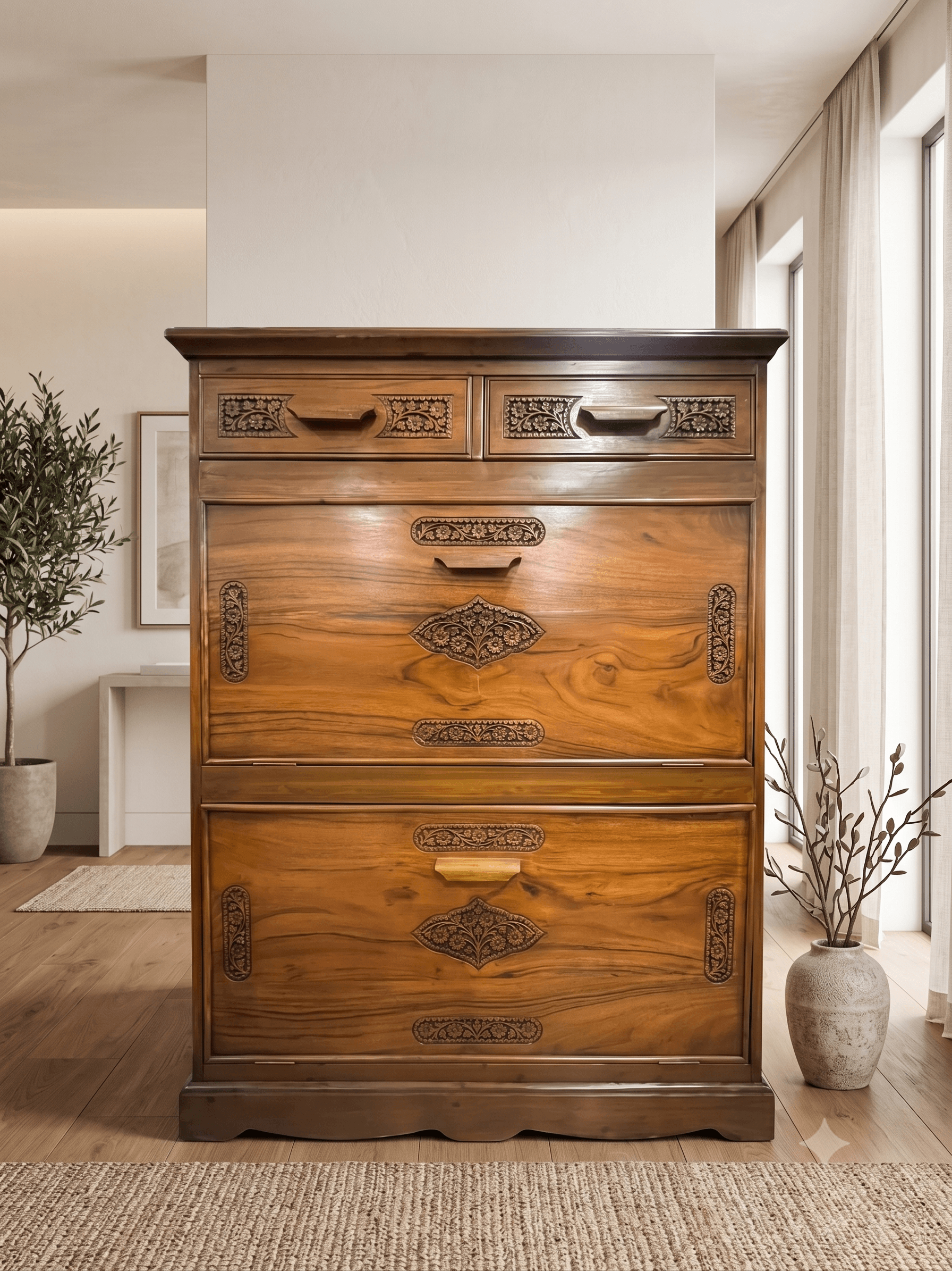 Classic Artisan Shoe Cabinet