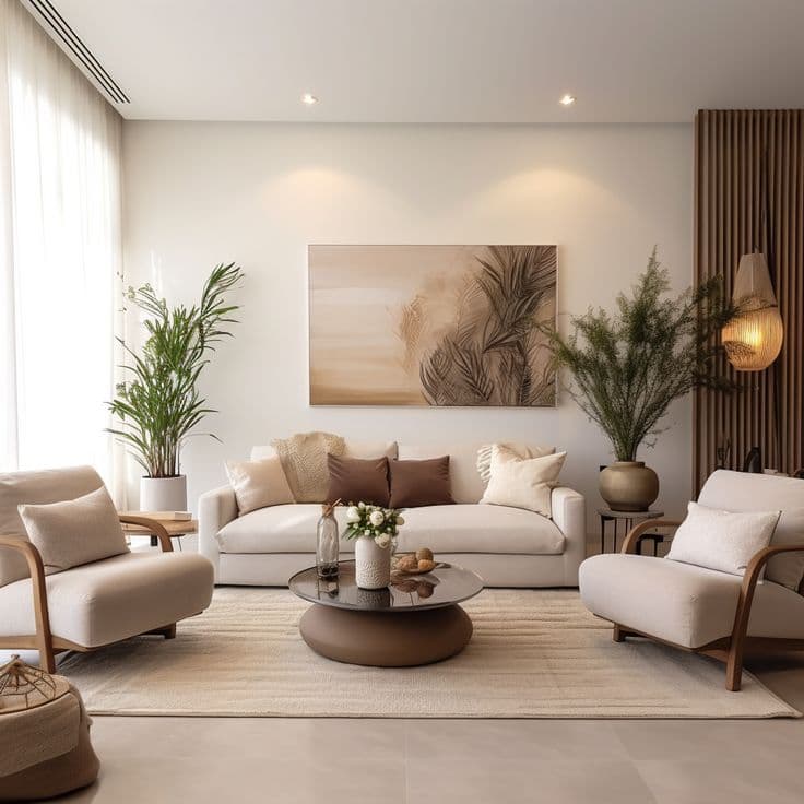 Elegant furniture showroom